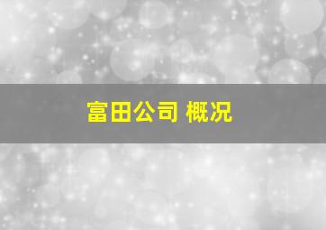 富田公司 概况